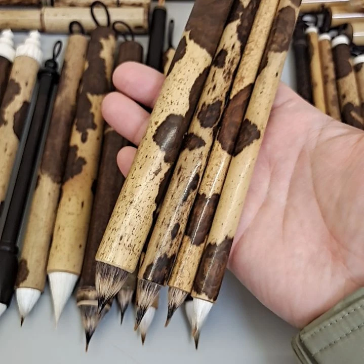 狼紫豪缠纸鸡距笔三支狼羊豪缠纸鸡距笔一支