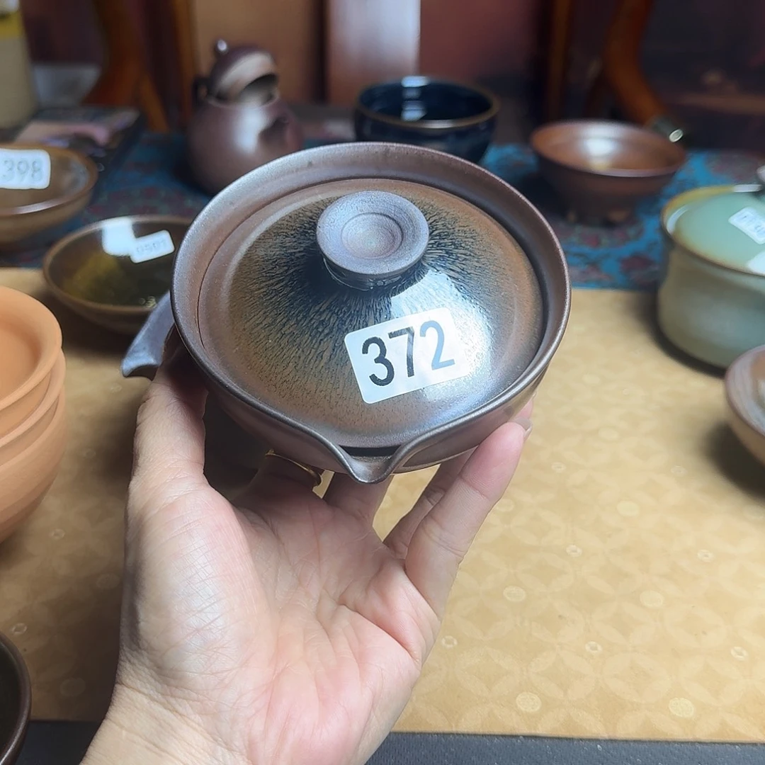 茶盏372 建窑建盏·原矿铁胎·柴烧主人杯.150cc