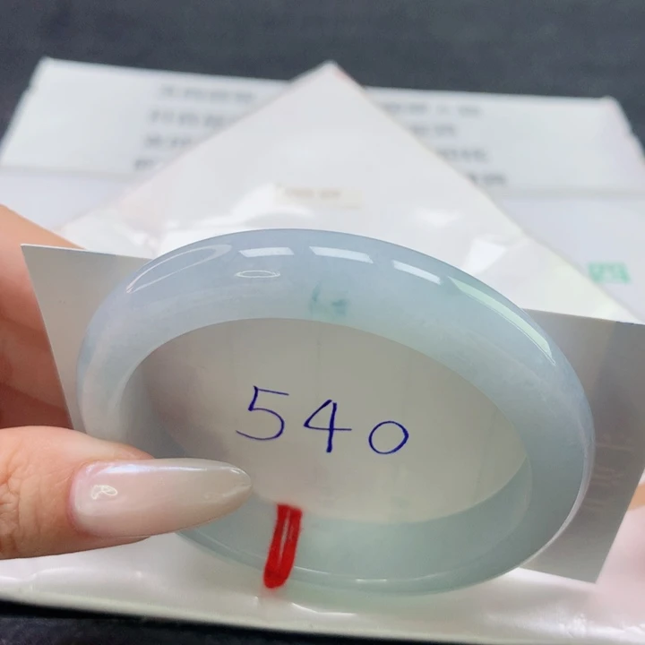 翡翠未镶嵌手镯5758