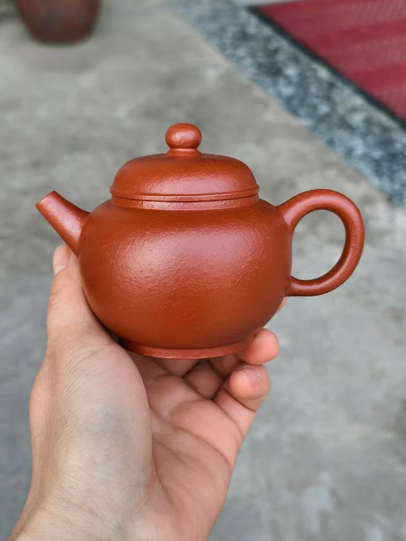 无色素无添加支持任何专业机构检测黄龙山大红袍巨轮壶半手精工