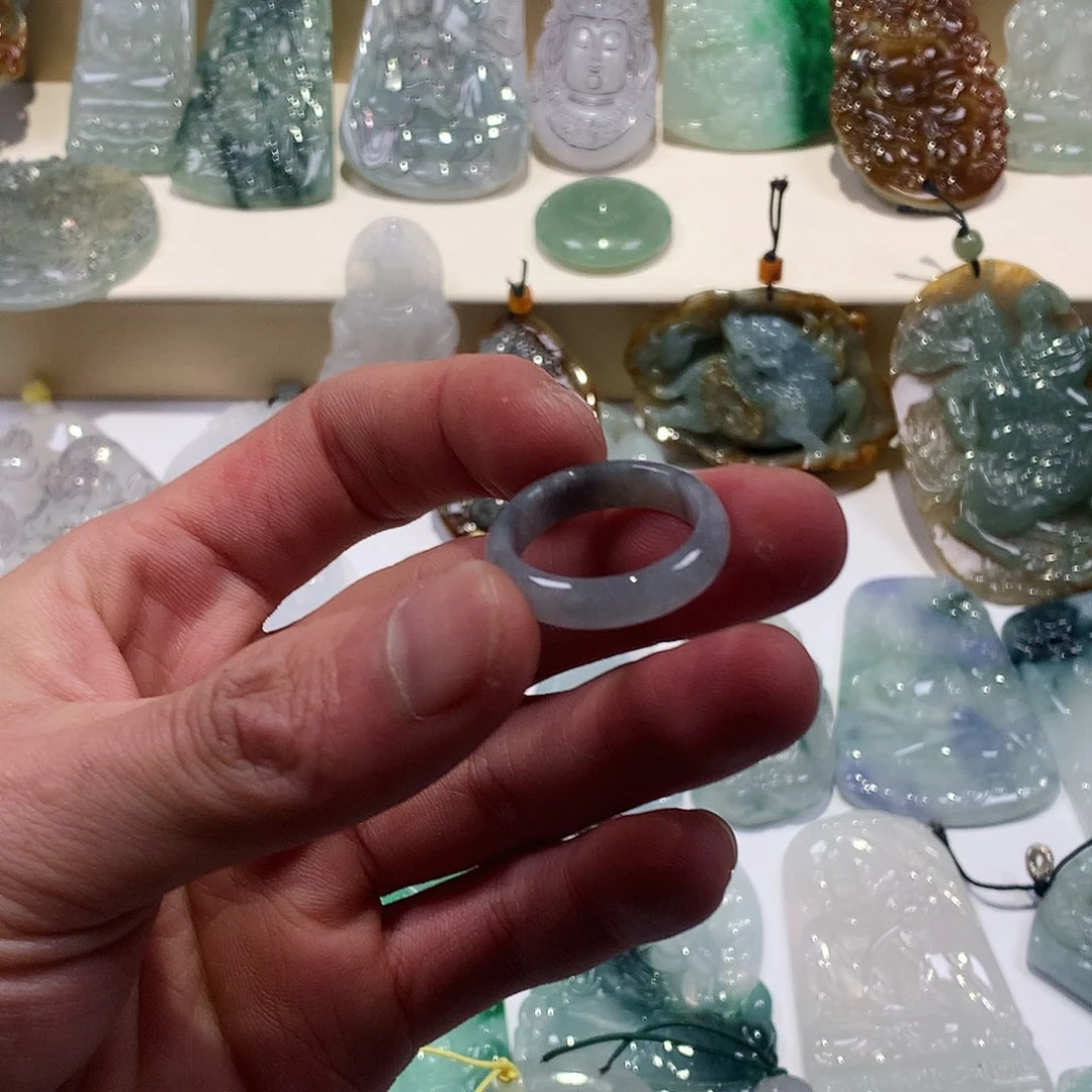 翡翠未镶嵌颈饰翡翠19.5圈