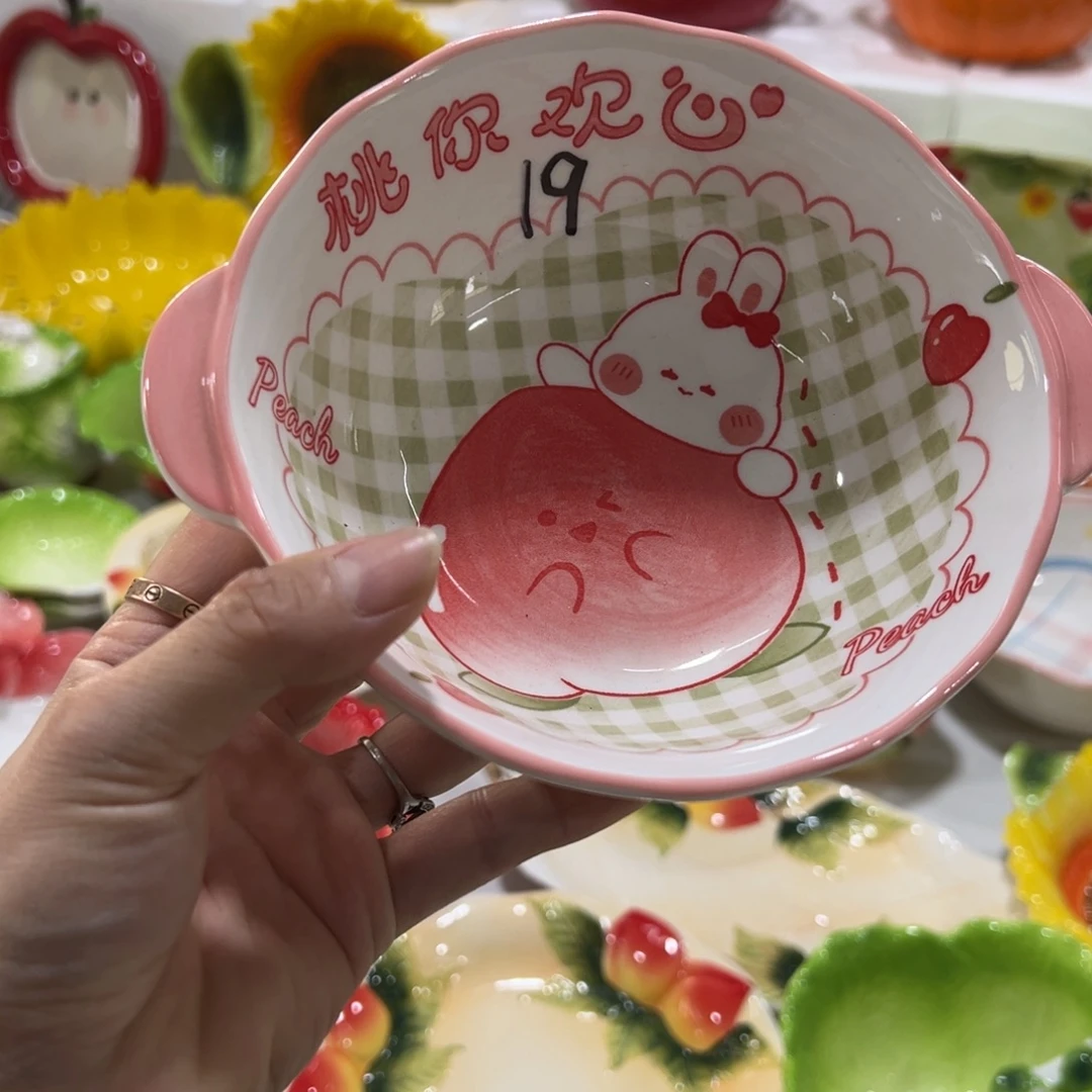 摆件高温陶瓷釉下彩微瑕！