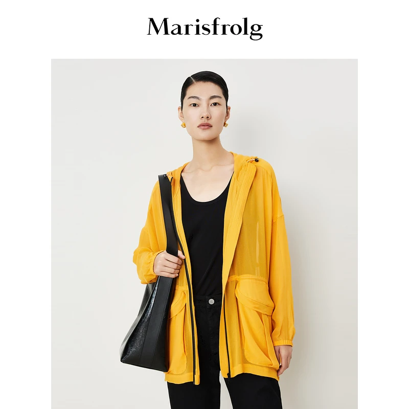Marisfro玛丝菲尔长袖时尚休闲春夏上衣女外套短外套A1DE24798
