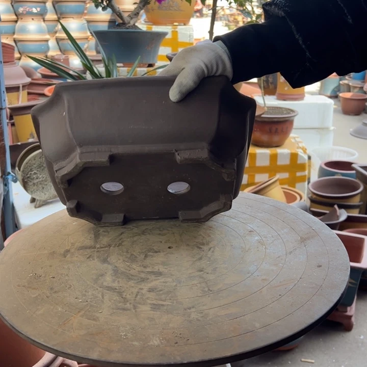 紫砂30切角马槽 口径30×24×10