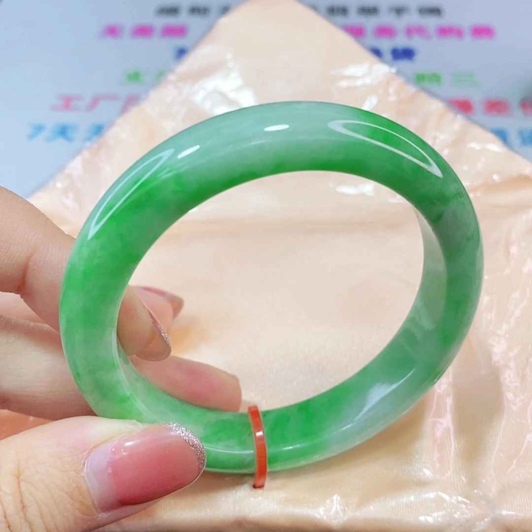 未镶嵌手镯翡翠54圈