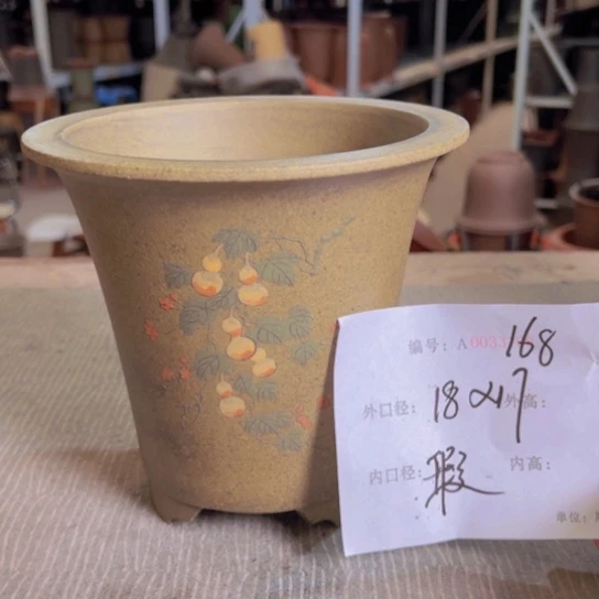 紫砂花盆紫紫砂盆