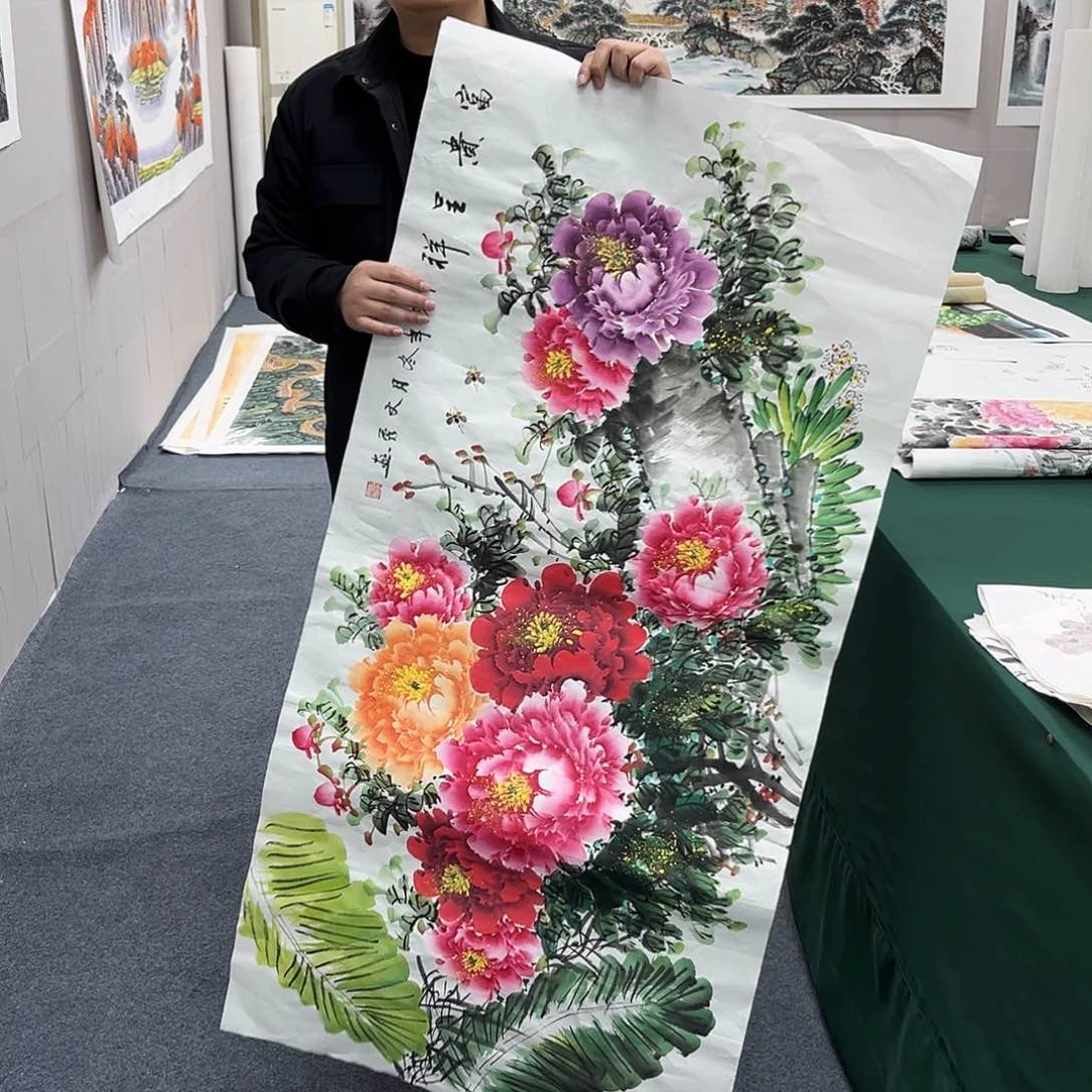 国画宣纸国画作品纯手绘