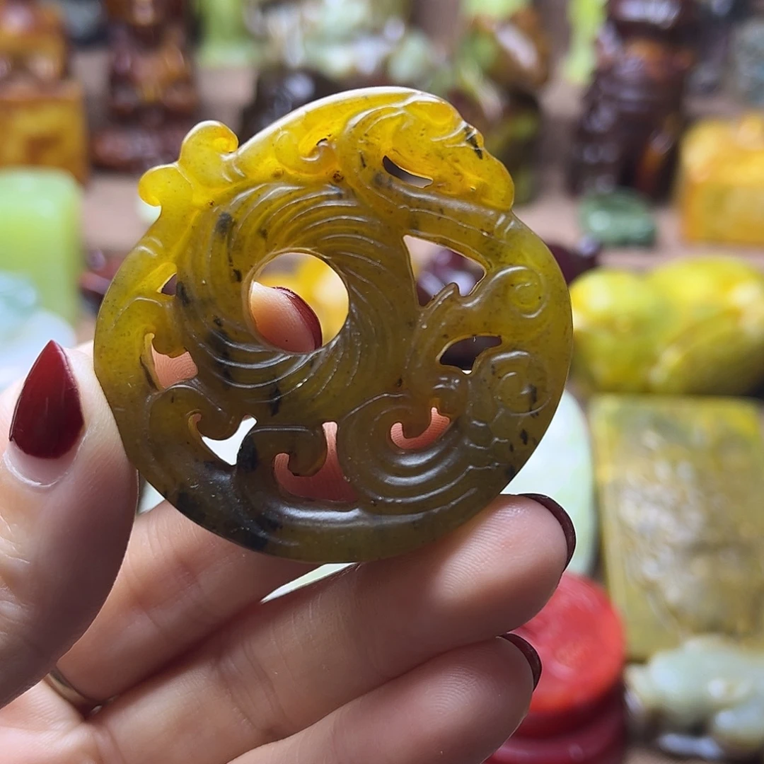 白玉菩提吊坠0000