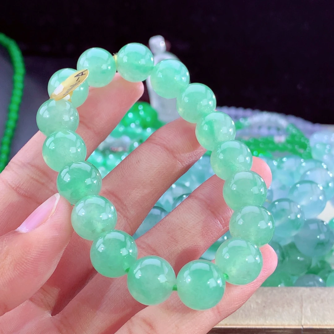 未镶嵌手串翡翠天然缅甸