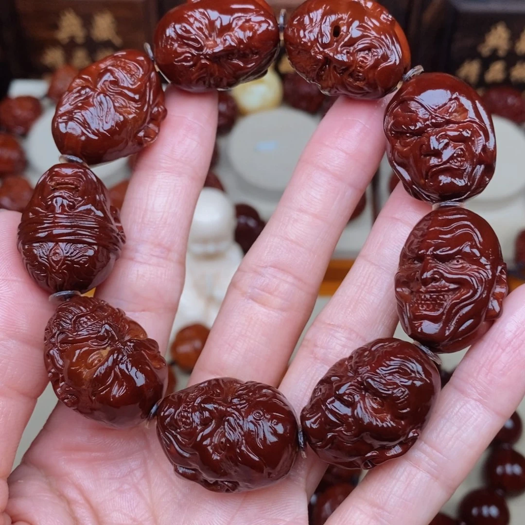 我****橄榄核吊坠恶僧恶僧