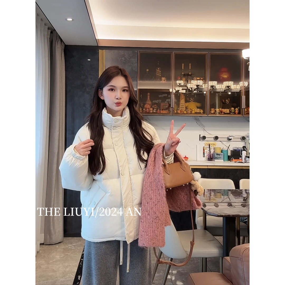 【LIUYI】雪谷~新国标90白鸭绒保暖外套羽绒服410209