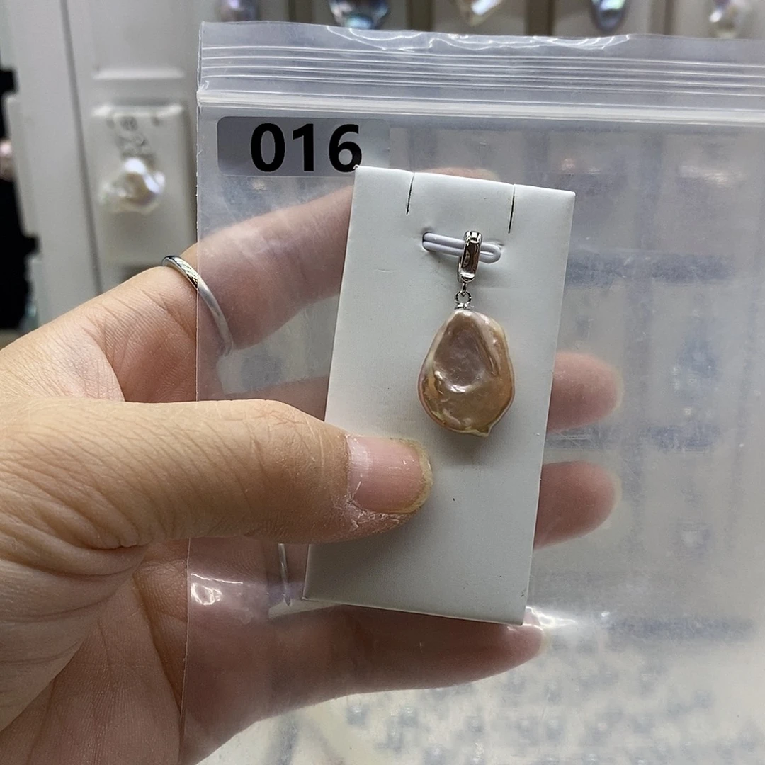 颈饰合金淡水珍珠