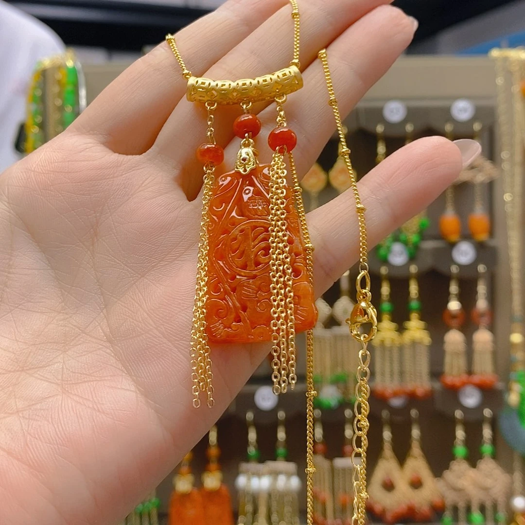 翡翠合金耳饰翡翠