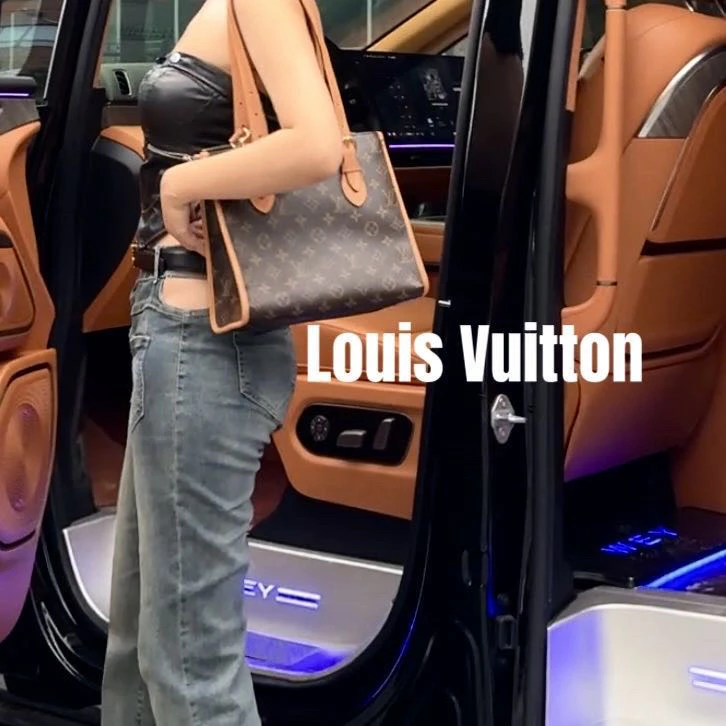 修复品619096/LouisVuitton/路易威登三角金球托特包