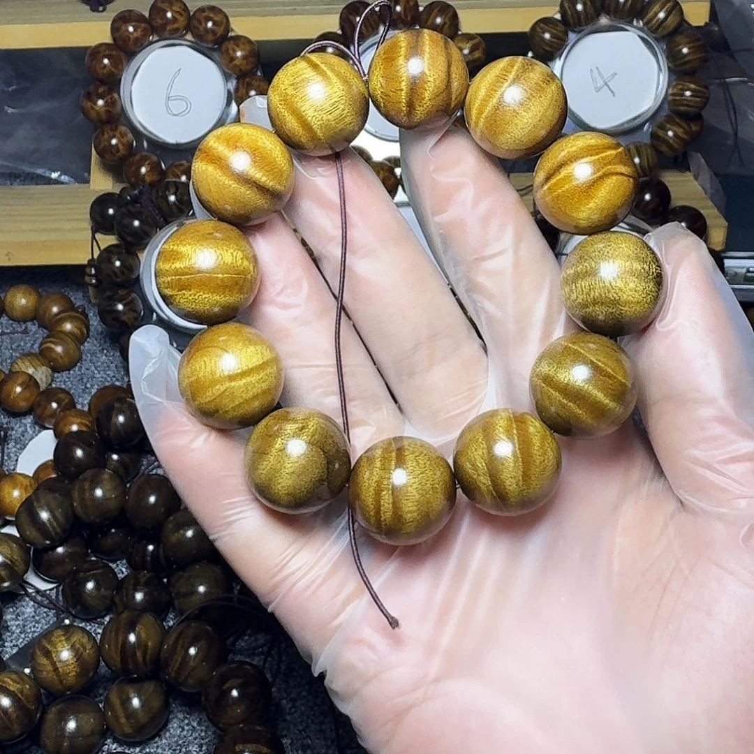 金丝楠手串/手链小叶桢楠