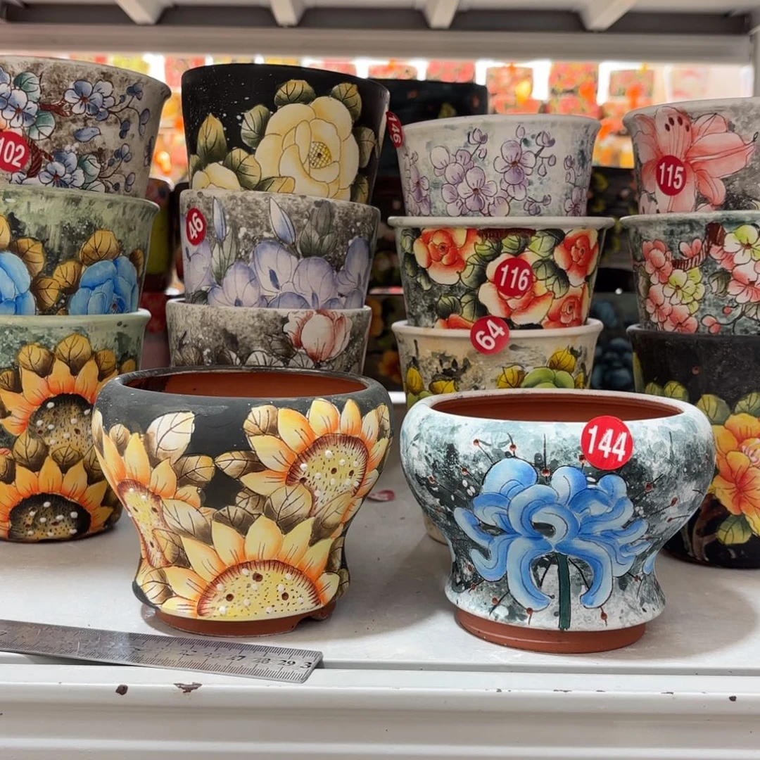 景德镇手绘花盆陶瓷10/10