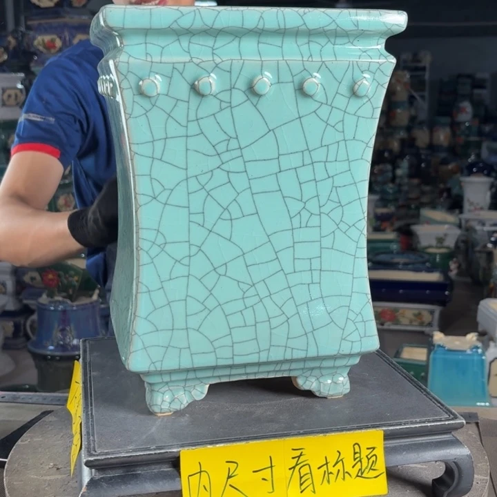 一风堂石湾花盆 内18*28微瑕缝隙