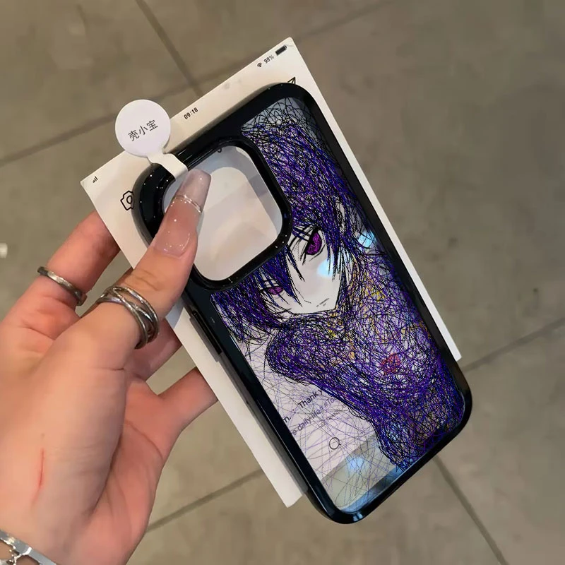 鲁鲁修适用苹果16pro手机壳15promax小众14动漫13pro/12p软边硬背