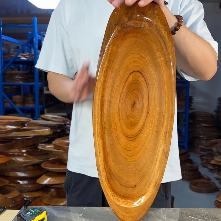 香樟木茶盘实木53.5*19