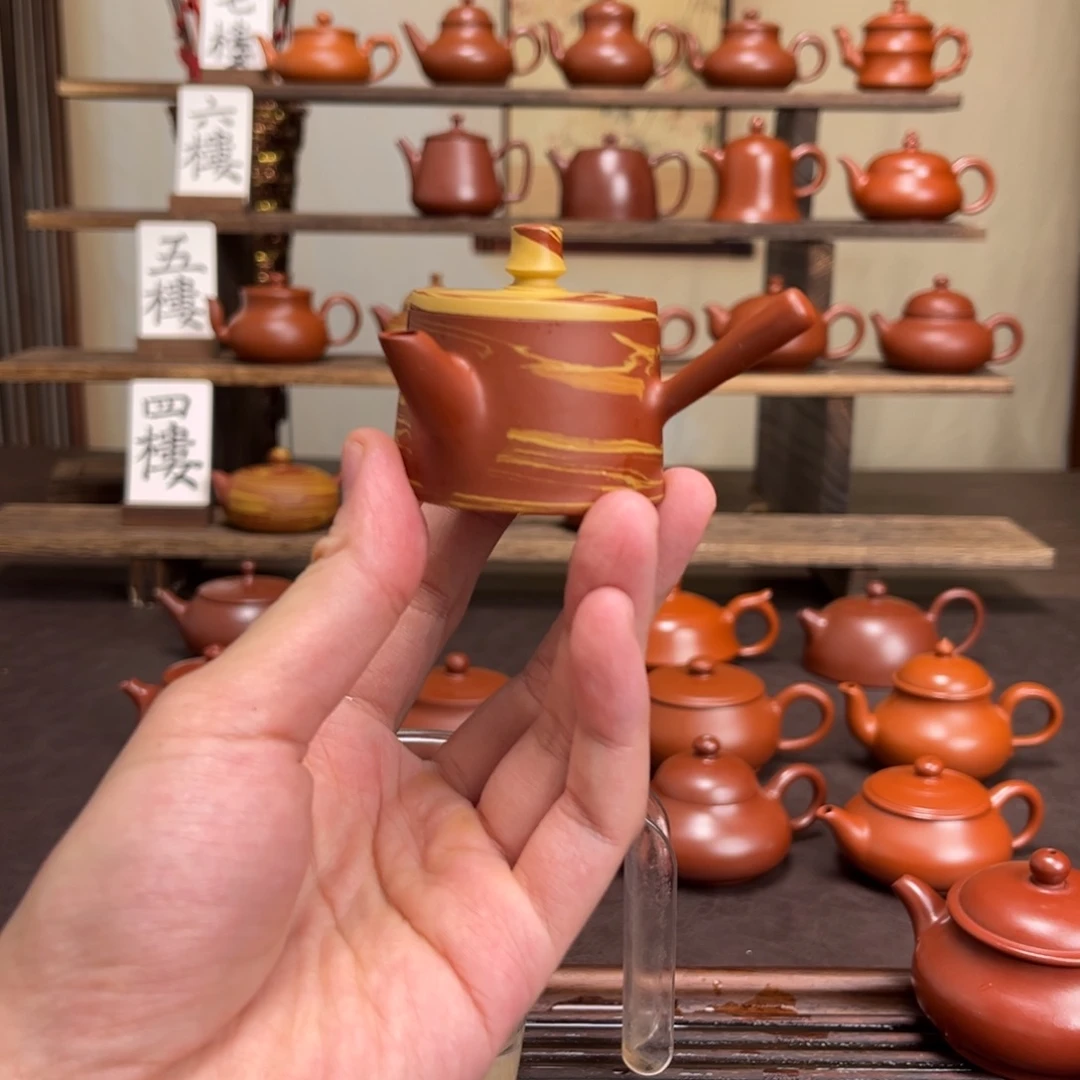 超***丽茶壶紫砂搅泥50cc