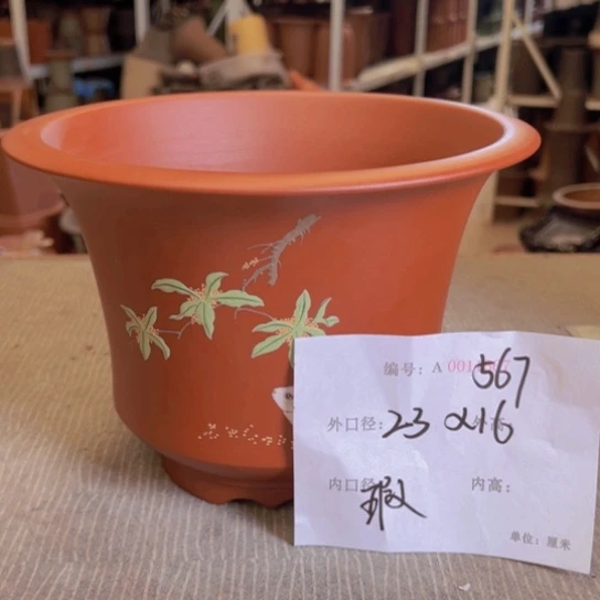 花盆紫砂紫紫砂盆