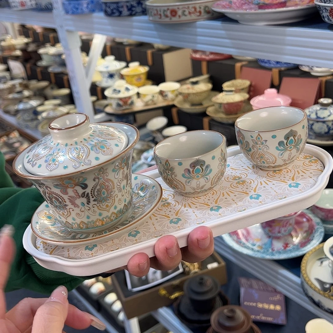 盖碗很漂亮我很喜欢