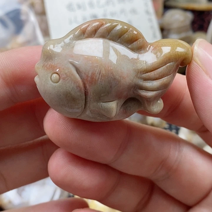 硅化珊瑚（珊瑚玉）颈饰未镶嵌