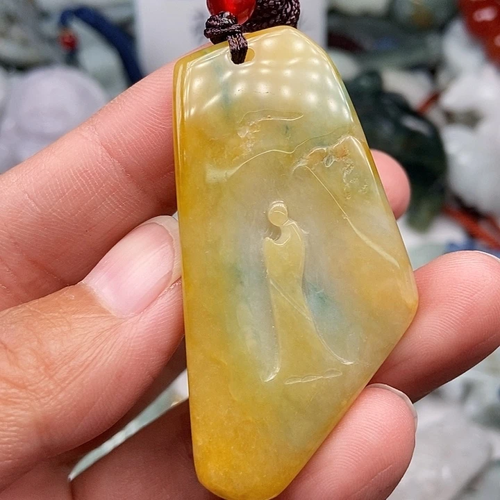 未镶嵌挂件翡翠翡翠