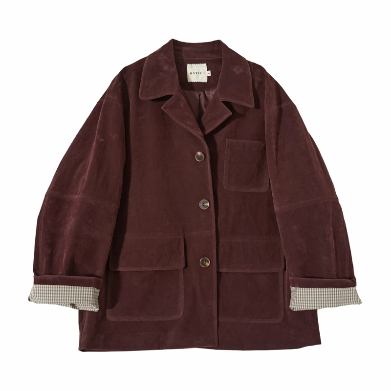 【小魏】秋季外套上衣短外套百搭韩版女25W5251