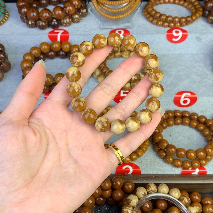 幸***子紫金鼠手串12花皮