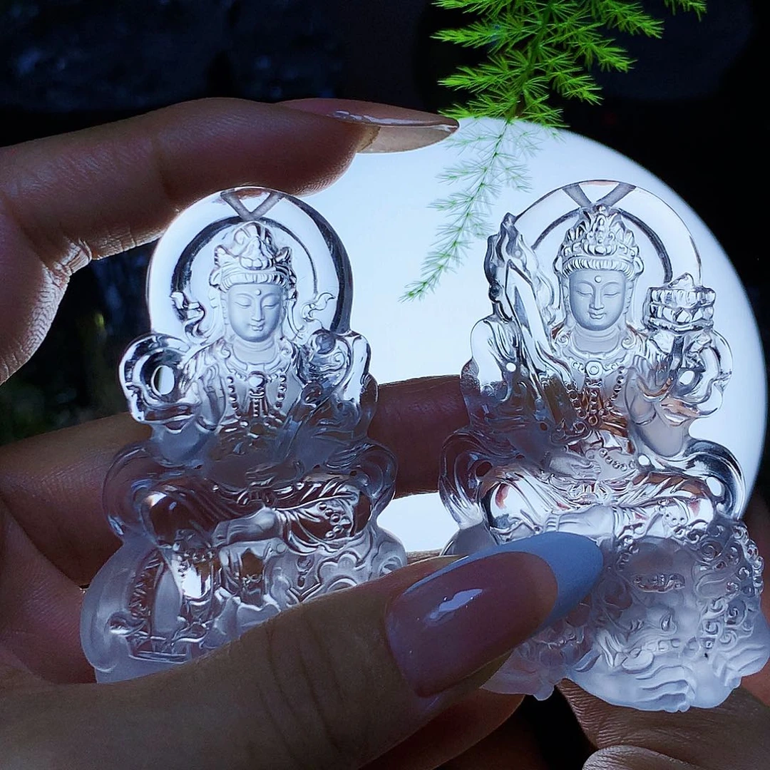 A***姐水晶未镶嵌颈饰天然