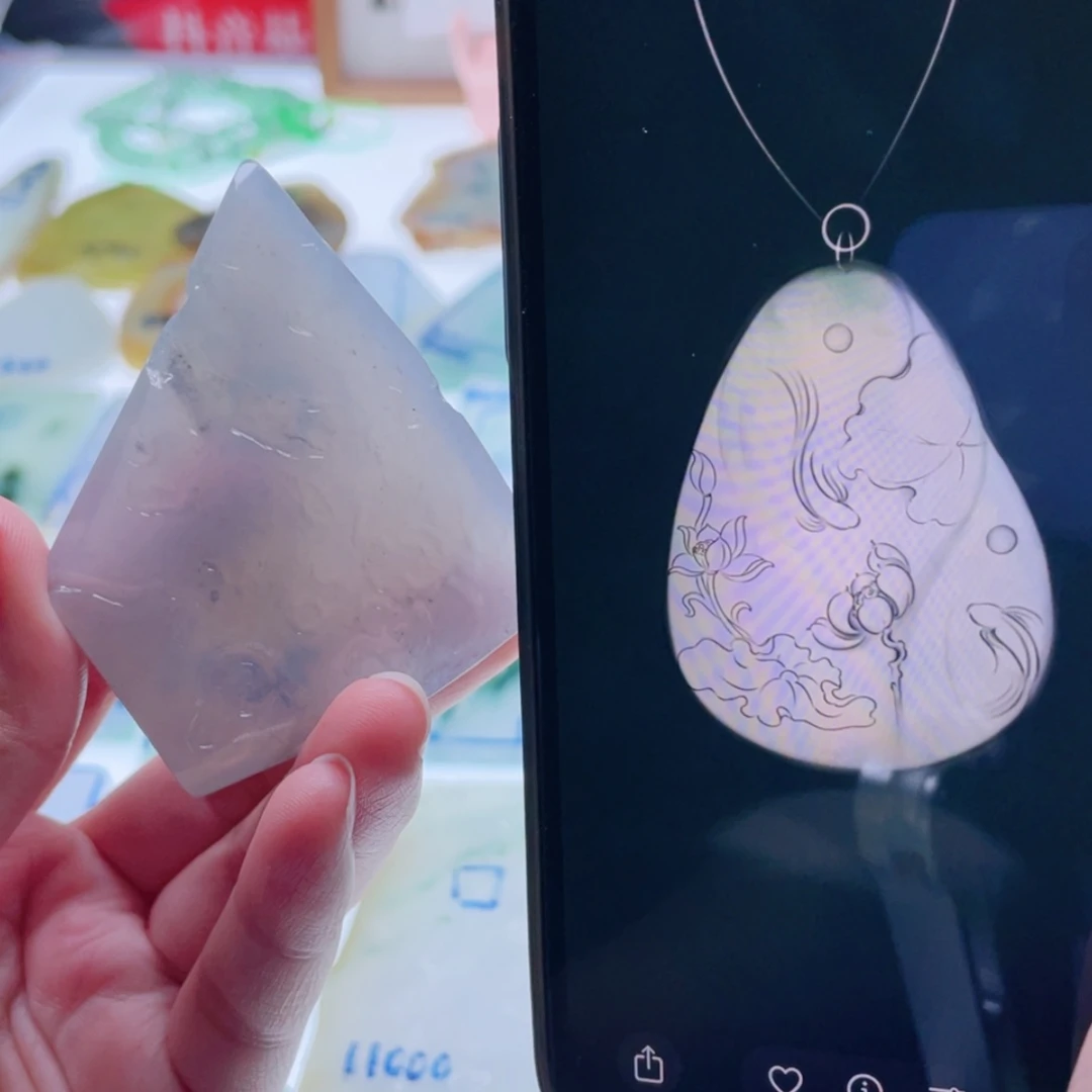【闪购商品】未镶嵌定制翡翠天然翡翠包工
