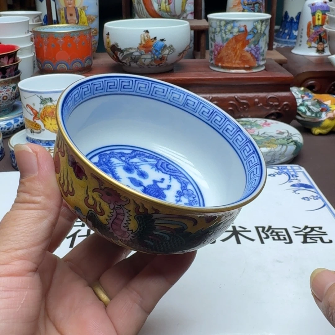 景德镇手工手绘展示