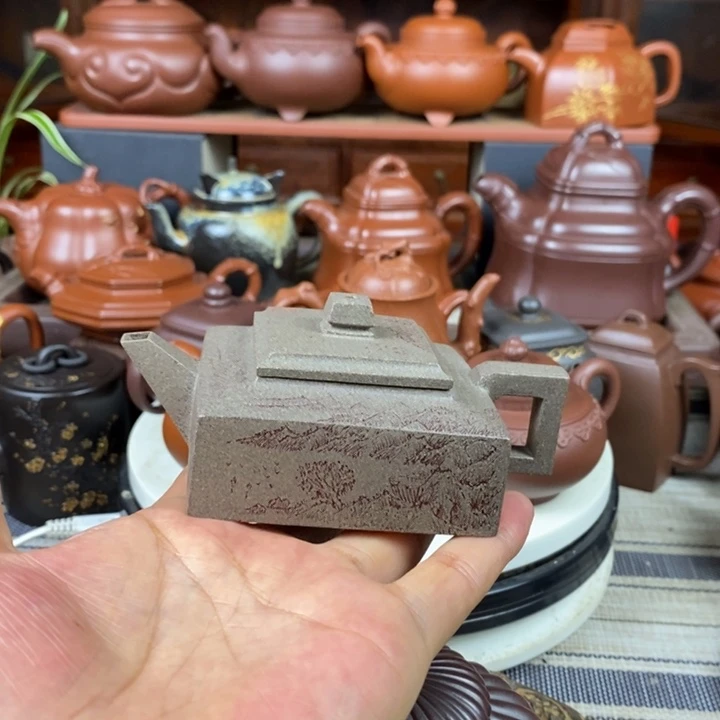 茶壶紫砂方山逸士120cc原矿特高温老青段特价