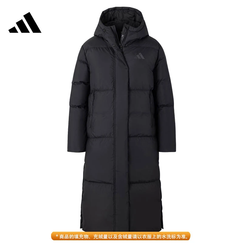 adidas阿迪达斯女子冬季长款羽绒外套运动休闲羽绒服JV6197