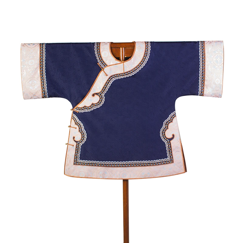 【南风意】复古新中式纯手工桑蚕丝中国风提花斜襟女士上衣