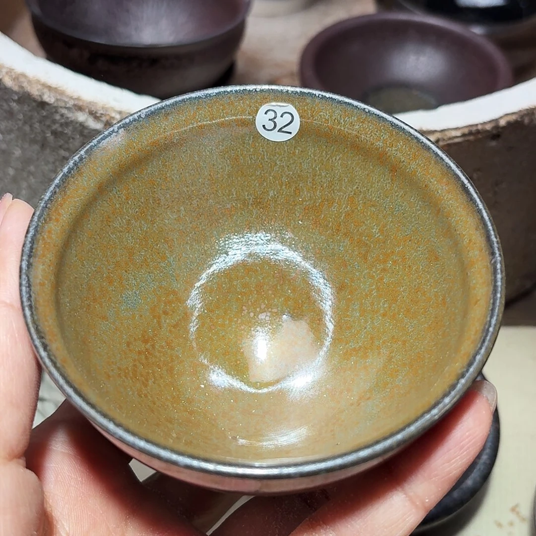 茶盏义兴龙窑建盏32微瑕