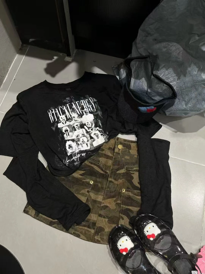 【大敏家】字母印花长袖防晒T恤