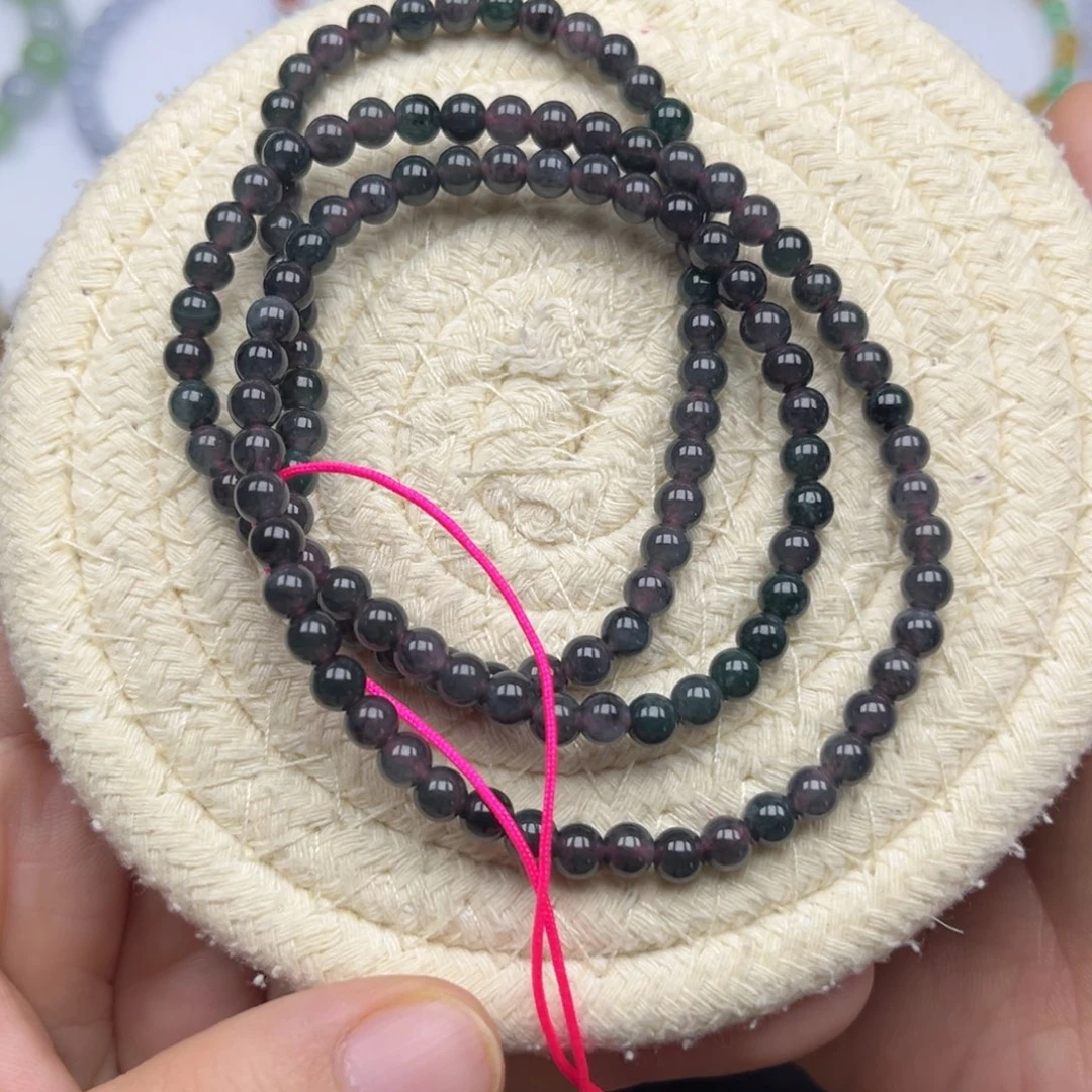 翡翠未镶嵌手链4.9