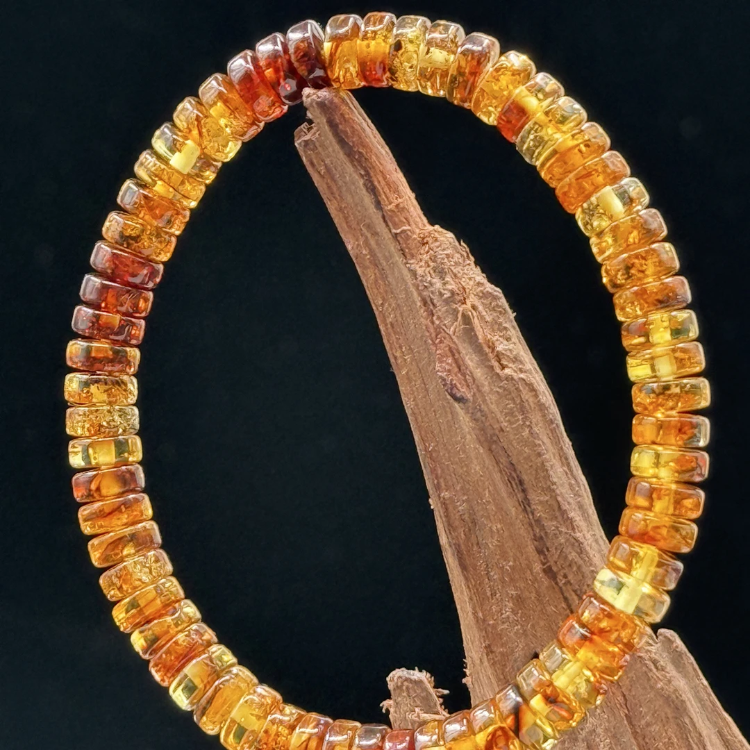 琥珀手串-6.5x2.5mm-多样性发其一-hs74-1258