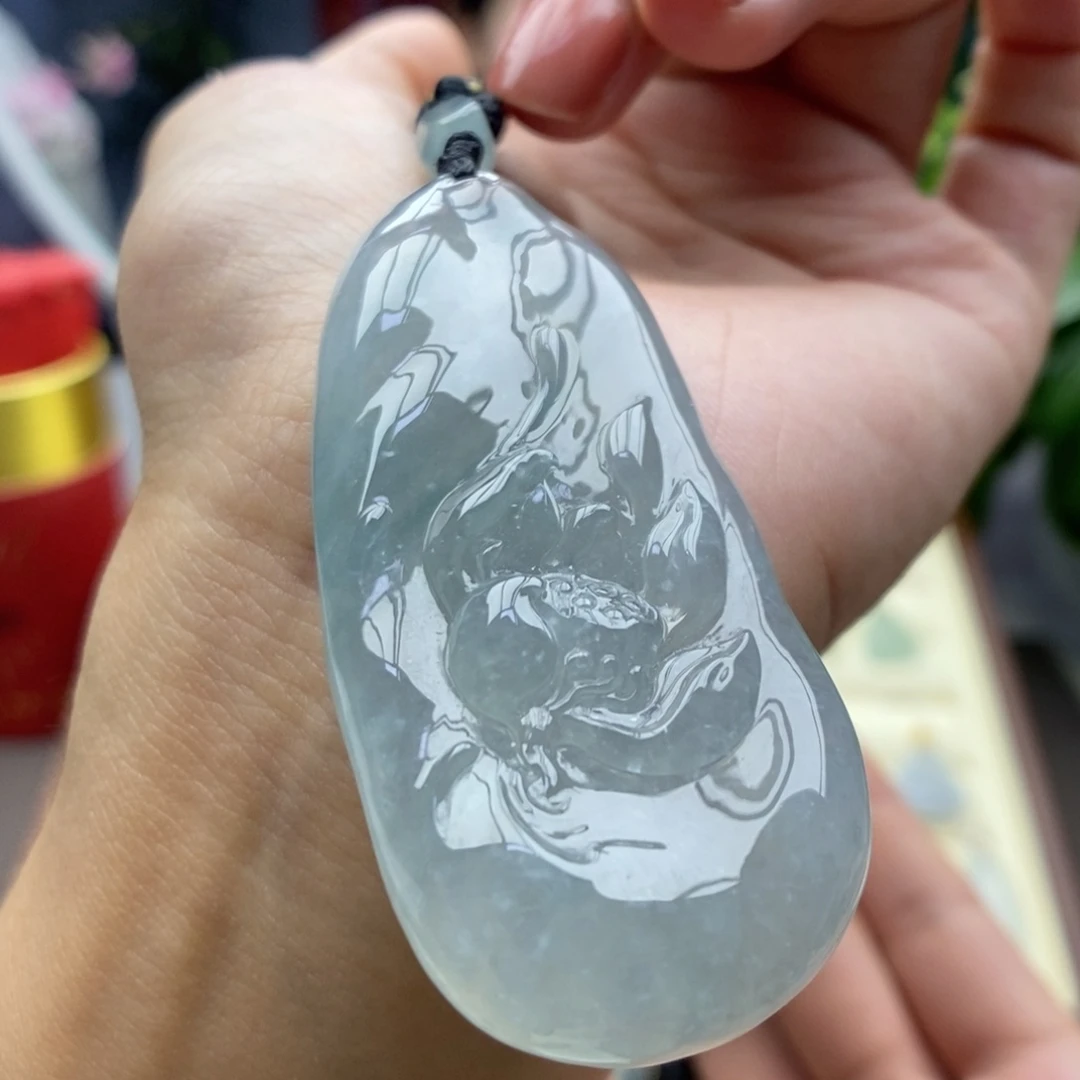 翡翠未镶嵌颈饰吊坠26