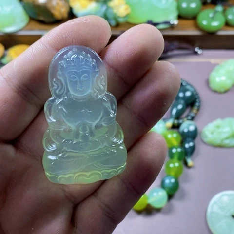 未镶嵌蛇纹石玉手链