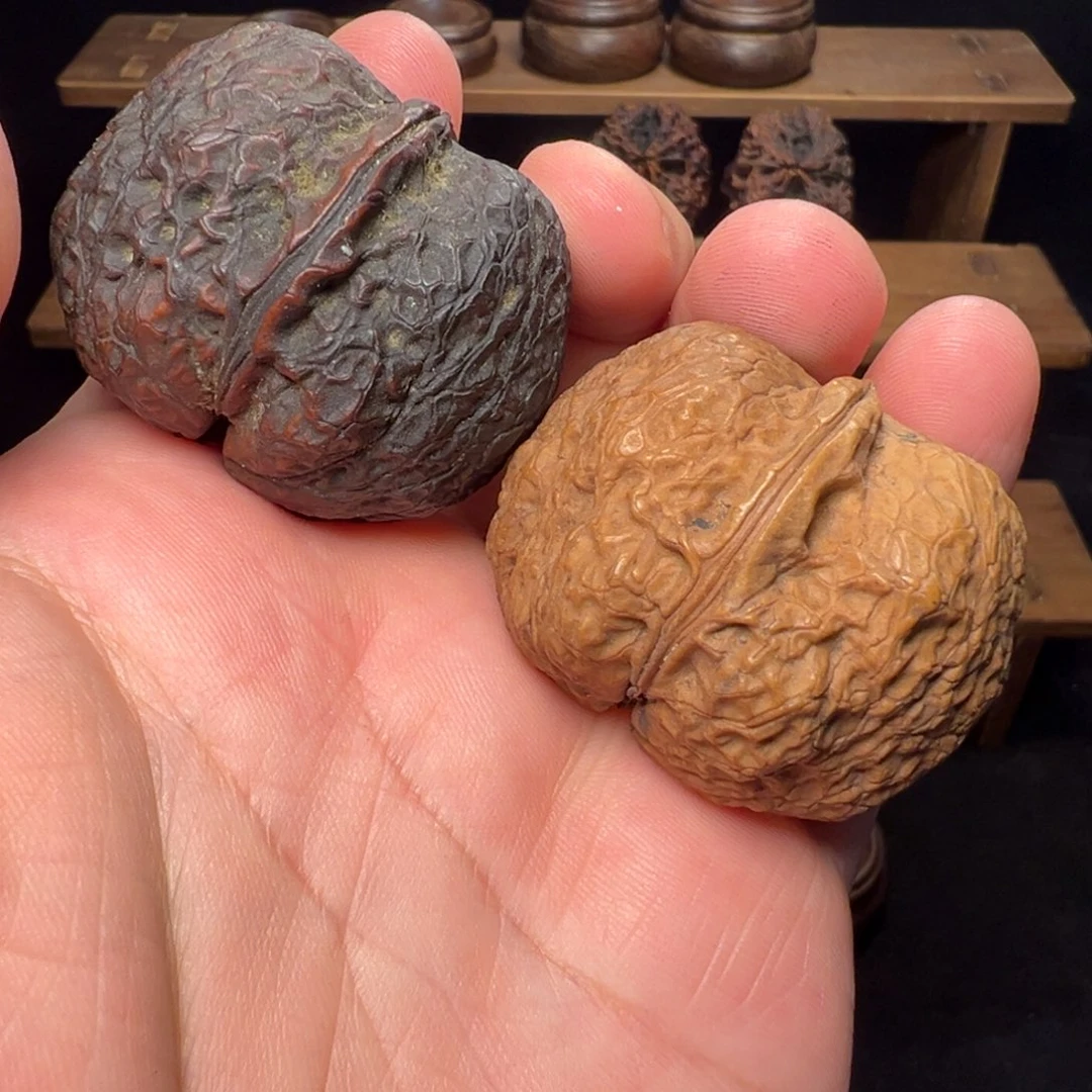 文玩核桃把件秦权41mm