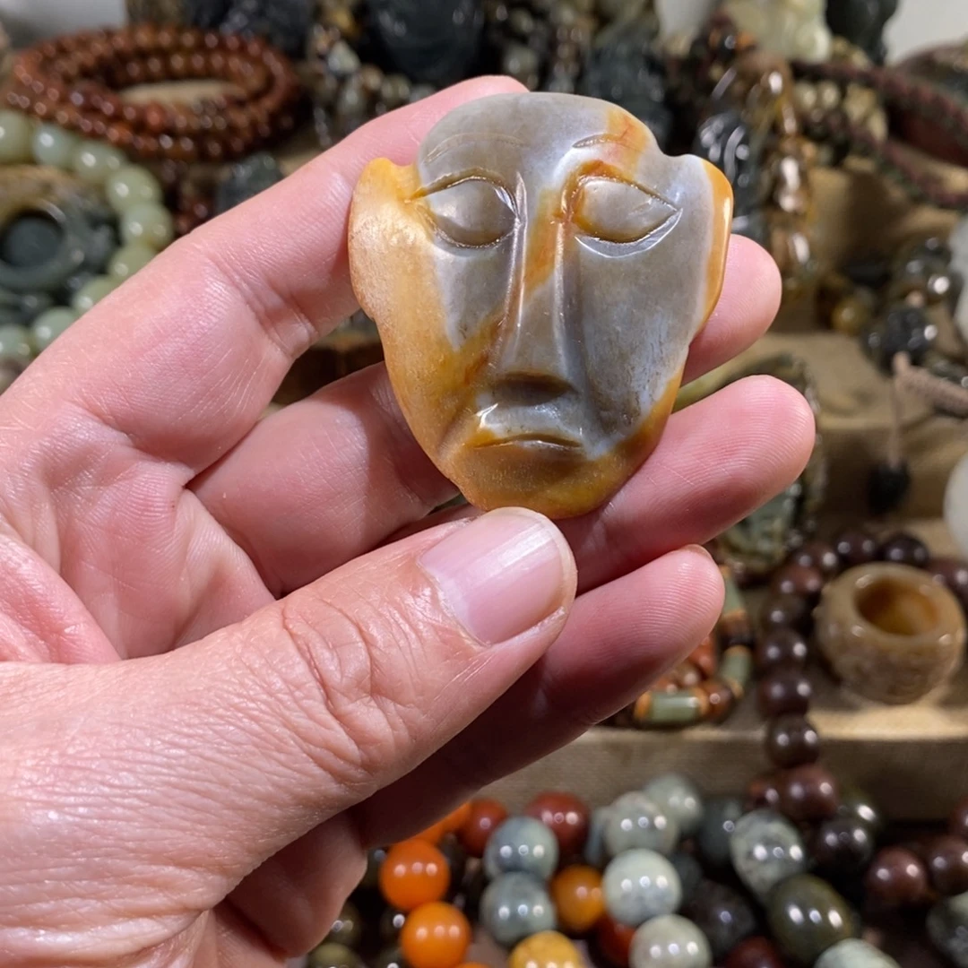 岫岩河磨玉（透闪石质玉）未镶嵌挂件