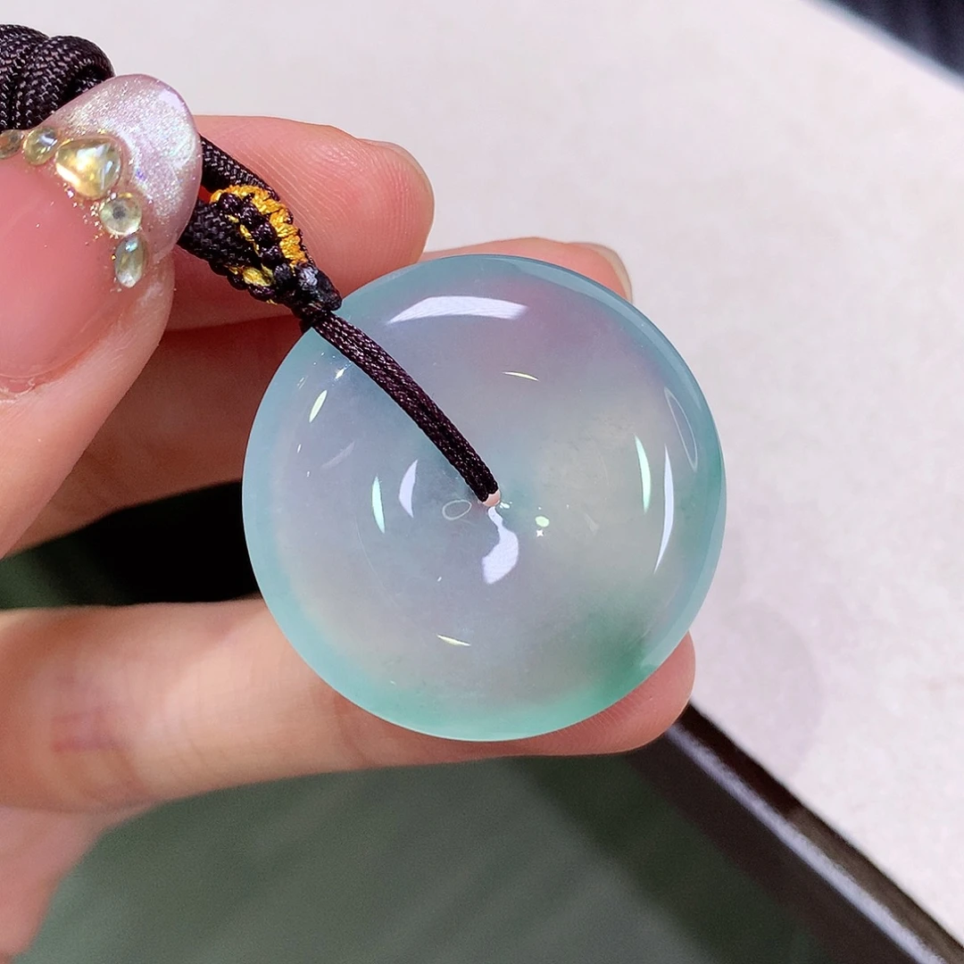 翡翠未镶嵌颈饰29.7-6