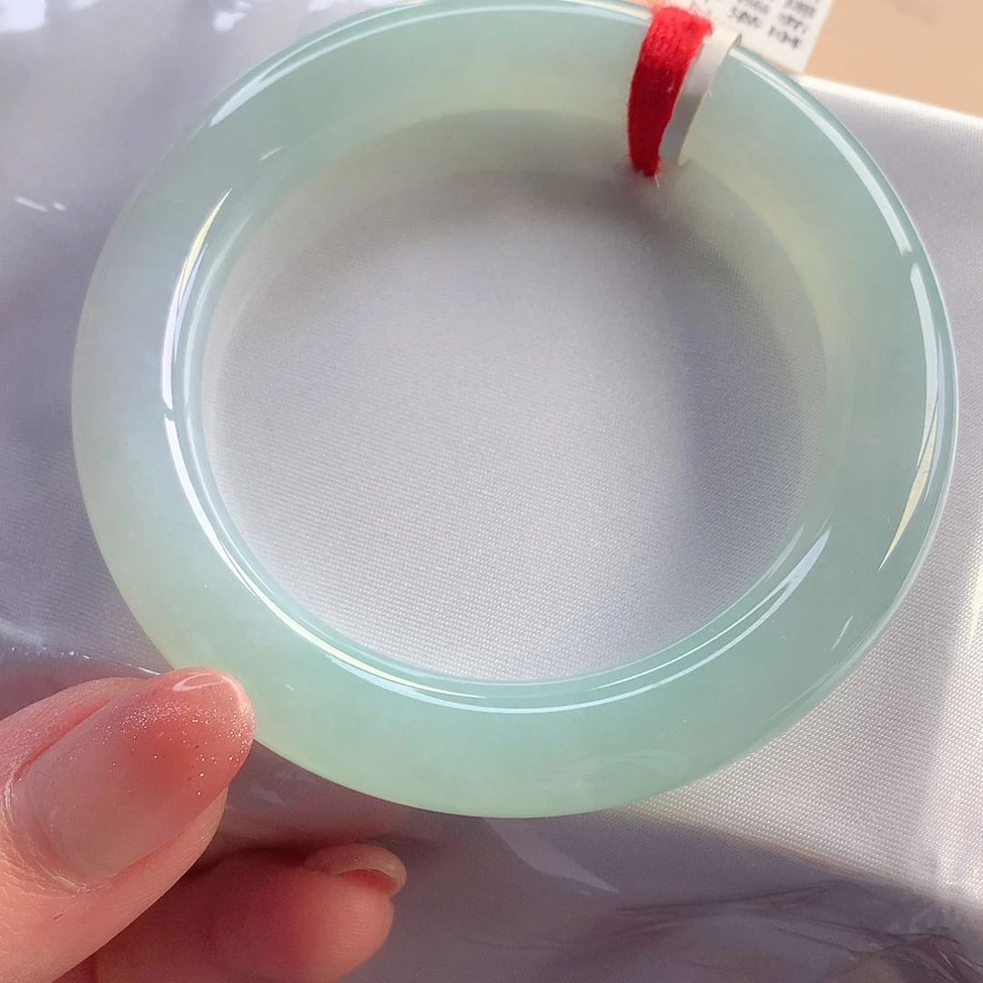 翡翠手镯未镶嵌天然A货翡翠55/56