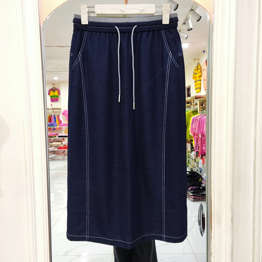 072  新款时尚休闲直身裙