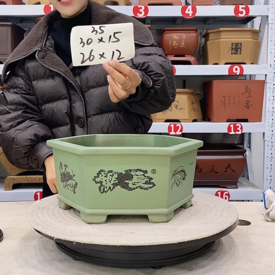 紫砂花盆紫砂花盆