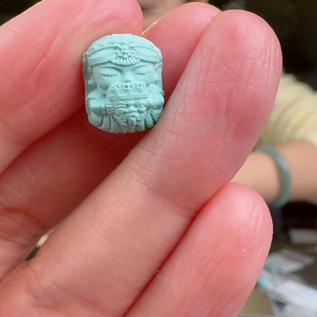 绿松石珠宝奇石未镶嵌