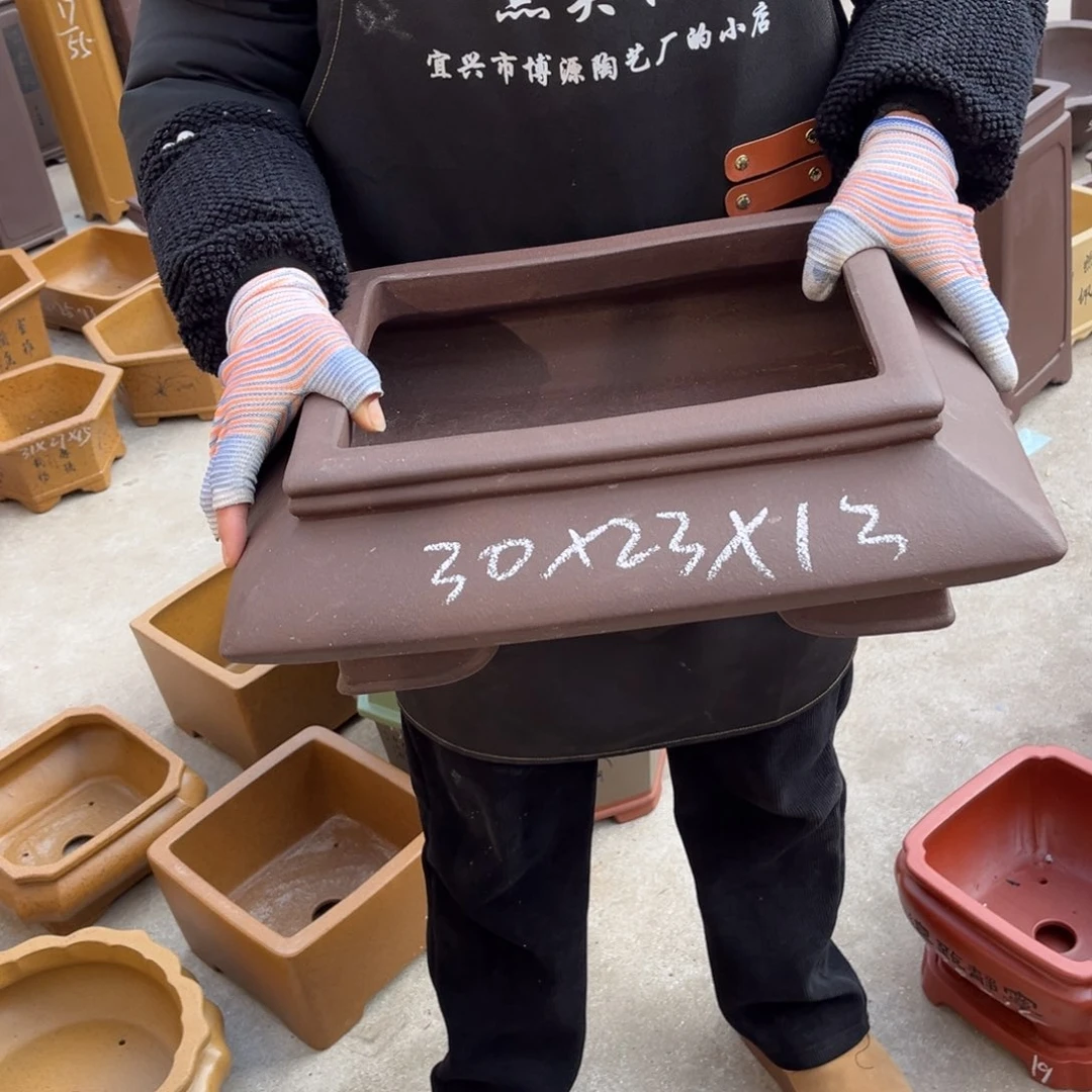 紫砂花盆盆景艺术